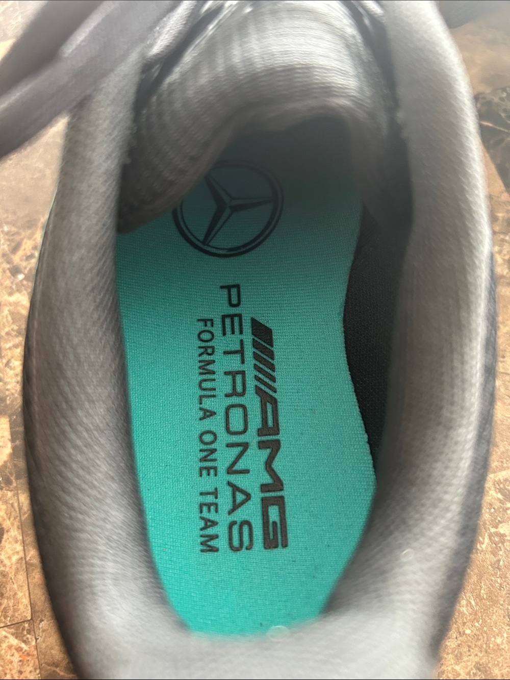 NWT 🆕 adidas x Mercedes Black & Teal Motorsport Low-Profile Sneakers lmt edition - Picture 4 of 6
